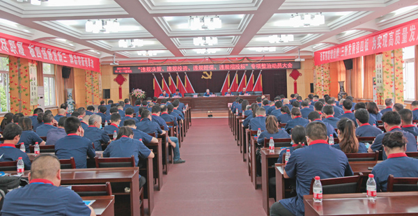 公司召開“違規(guī)決策、違規(guī)投資、違規(guī)擔(dān)保、違規(guī)招投標(biāo)”專項整治動員大會